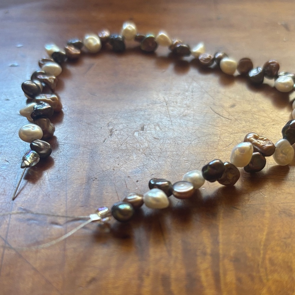 Pearl bead strand